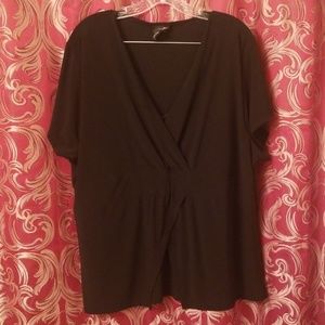 East 5th black blouse